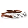 PulseraPulsera de cuero - mensajes inspiradores - unisex