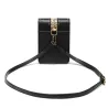 Petit sac bandoulière en cuir - style punk - tête de mort / rivets