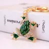 Grøn krystal frø - nøglering