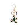 Green crystal frog - keychainKeyrings
