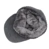Herren Wintermütze mit Schal - Set