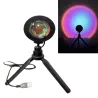 Lampe à rémanence LED - projecteur de lumière arc-en-ciel - rotatif - USB