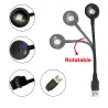 LED solnedgångslampa - regnbågsljusprojektor - roterbar - USB