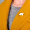 Toque de chef blanche - broche