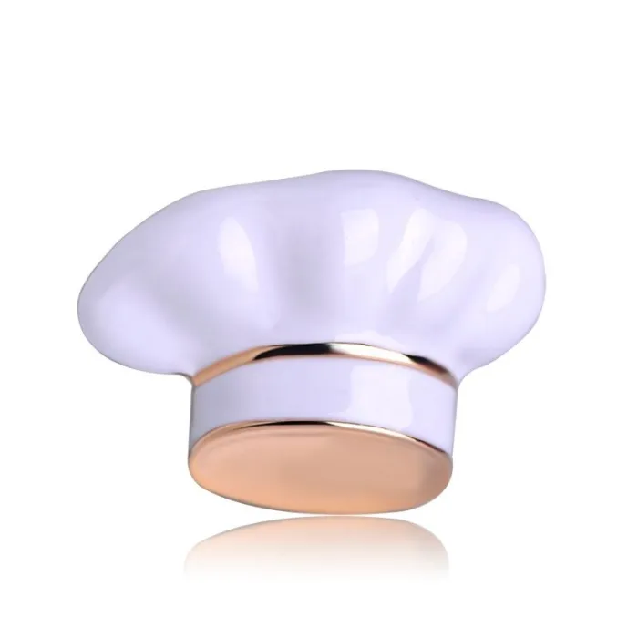 Toque de chef blanche - broche