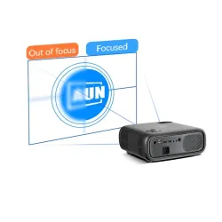 AUN AKEY9S - LED projektor HD - Android - Bluetooth - WIFI - 4K - 1080PProjektory