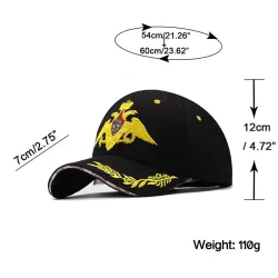 Baseballhatt - broderi russisk emblem