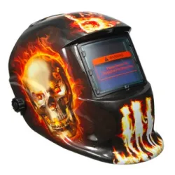 Auto-darkening welding helmet - hellfire / skullHelmets