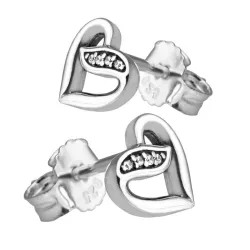 Elegante øredobber - kjærlighetsbånd - 925 sterling sølv