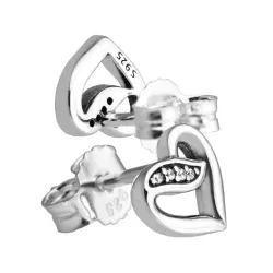 Elegante øredobber - kjærlighetsbånd - 925 sterling sølv