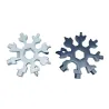 18 in 1 Multitool – Flaschenöffner/Schraubendreher aus Edelstahl – Schneeflocke