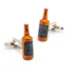 Boutons de manchette bouteille de whisky