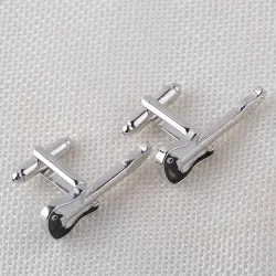 Guitar shaped cufflinksCufflinks