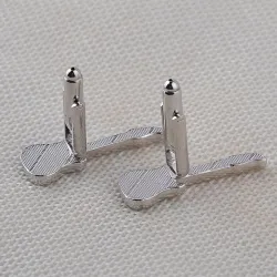 Guitar shaped cufflinksCufflinks