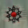 23-i-1 multiverktyg - fidget spinner - flasköppnare - skiftnyckel - snöflinga i rostfritt stål