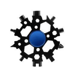 23-i-1 multiverktyg - fidget spinner - flasköppnare - skiftnyckel - snöflinga i rostfritt stål