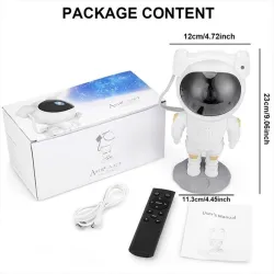 LED projector - night light - rotatable - starry sky - galaxy - astronaut shapeStage & events lighting