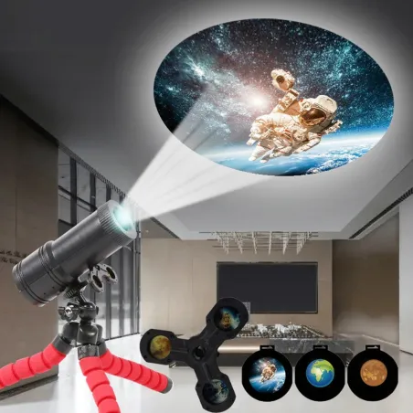 LED lights projector - rotatable - space flight - earth - moonStage & events lighting