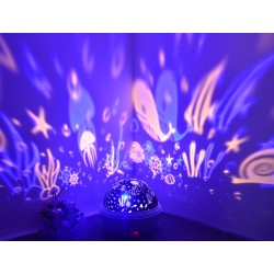 Iluminación de escenarios y eventosProyector LED cielo estrellado - lámpara de noche - USB