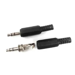 Wtyczka słuchawkowa audio jack - złącze męskie - 35mm - 5 sztukWtyczki