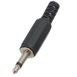 Spina jack audio per cuffie - connettore maschio - 35 mm - 5 pezzi