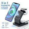 3 in 1 magneettinen langaton laturi - pikalataus - iPhonelle - Apple Watch - AirPods