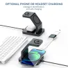 3 in 1 magneettinen langaton laturi - pikalataus - iPhonelle - Apple Watch - AirPods