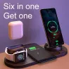 Trådløs lader - hurtigladestativ - for iPhone - Apple Watch - AirPods