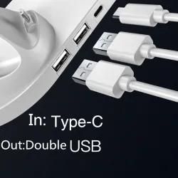 Trådløs lader - hurtigladestativ - for iPhone - Apple Watch - AirPods