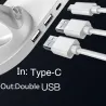 Trådløs lader - hurtigladestativ - for iPhone - Apple Watch - AirPods