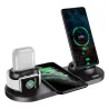 Trådløs lader - hurtigladestativ - for iPhone - Apple Watch - AirPods
