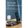 Trådløs lader - hurtigladestativ - for iPhone - Apple Watch - AirPods