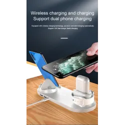 Langaton laturi - pikalatausteline - iPhonelle - Apple Watch - AirPods