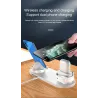 Trådløs lader - hurtigladestativ - for iPhone - Apple Watch - AirPods