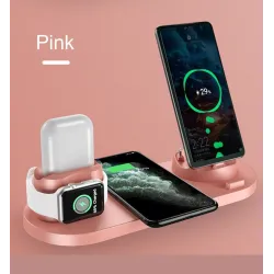 Trådløs oplader - hurtigopladningsstander - til iPhone - Apple Watch - AirPods