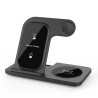 Carregador sem fio 3 em 1 - suporte de carregamento rápido - para iPhone - AirPods - Apple Watch - Samsung