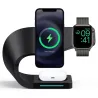 3 i 1 magnetisk trådløs lader - hurtigladestativ - for iPhone - AirPods - Apple Watch