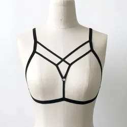 Sexy uthult BH - stroppy bustier