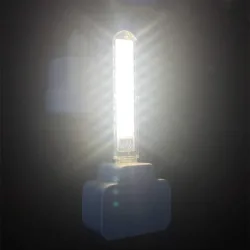 Bande lumineuse USB - mini lampe LED - éclairage de secours - 8 pièces