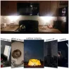 Bande lumineuse USB - mini lampe LED - éclairage de secours - 8 pièces