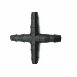 kopio Cross suorasta 4/7 mm letkulle - 1/4 piikkiliitin - kierreputki - puutarhan mikrokastelu - 20 kpl