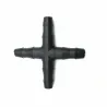 kopi av Kryss rett for 4/7 mm slange - 1/4 piggaret kobling - gjenget rør - hage mikro vanning - 20 stk.