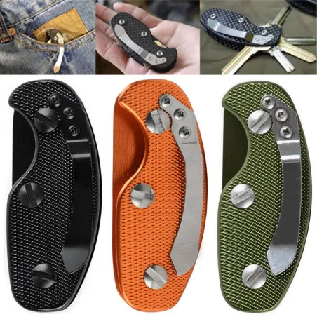Sammenfoldelig nøgleorganisator - aluminiumsholder