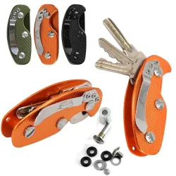 Sammenleggbar nøkkelorganisator - aluminiumsholder