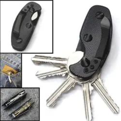 Sammenfoldelig nøgleorganisator - aluminiumsholder