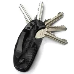 Sammenfoldelig nøgleorganisator - aluminiumsholder