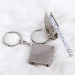 Ruban à mesurer en métal - porte-clés