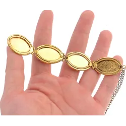 CollarRelicario con foto extensible - con collar