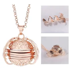 CollarRelicario con foto extensible - con collar