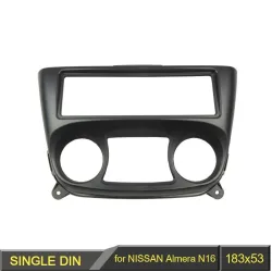 Instalación1 Din radio DVD stereo - panel salpicadero - marco - para Nissan Almera N16 2000-2006